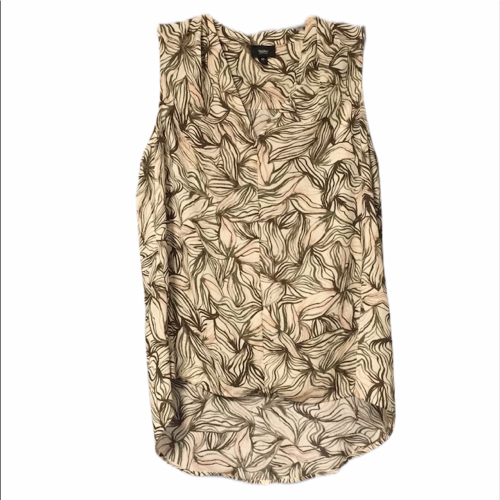 🌸Sleeveless Floral Print Top
